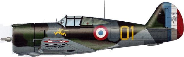 Tilley Pierre-André. Истребитель Curtiss H-75 A-2.