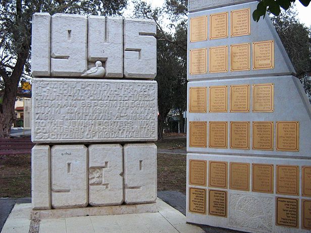 Памятник воинам-евреям, погибшим во время войны.