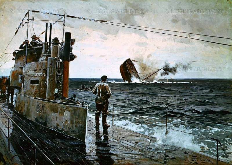 Bergen Claus Friedrich. Морской бой.