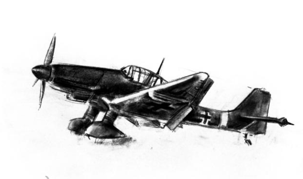 Junghans Fritz. Бомбардировщик Junkers 87.