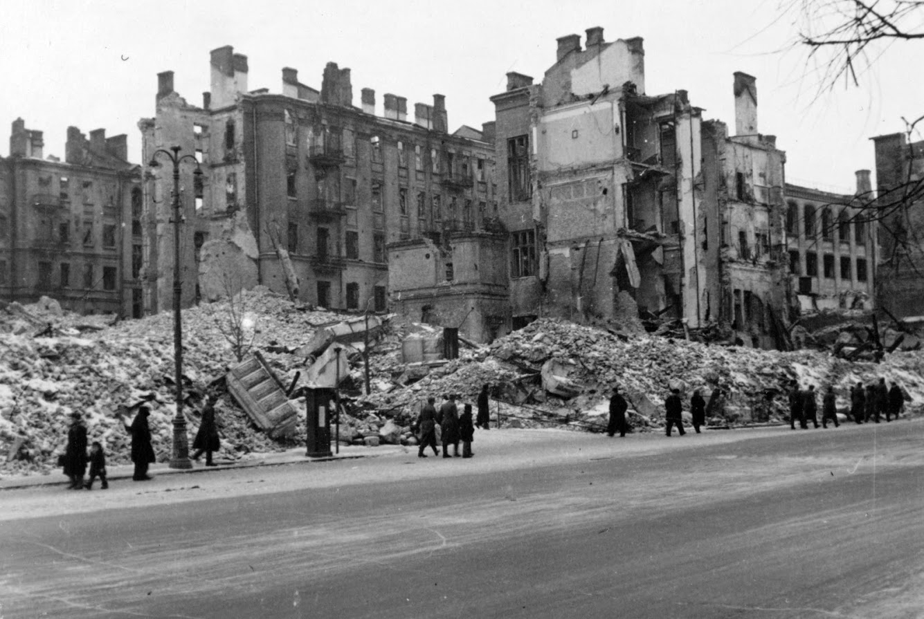 Руины Киева. 1941 г.