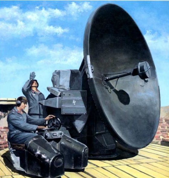 Horst Helmus. Мобильная радарная установка. 