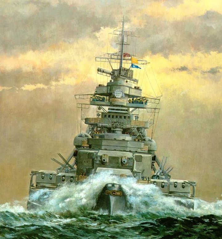 Horst Helmus. Линкор «Bismarck».