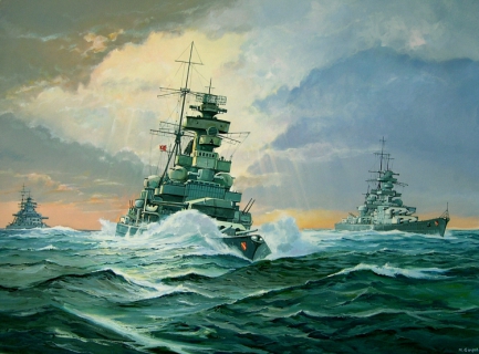 Guyot Michel. Линкор «Prinz Eugen».