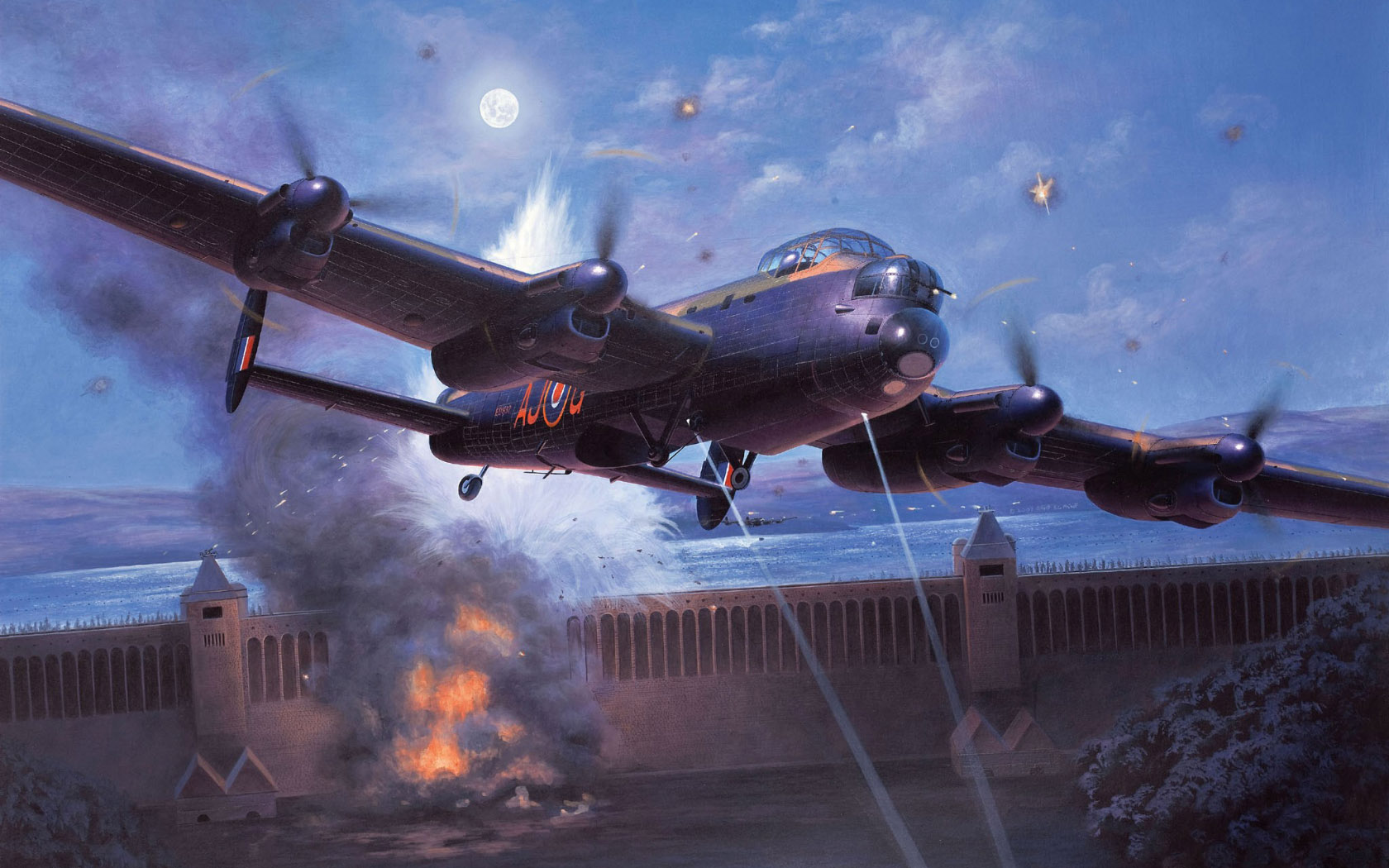 Friedl Egbert. Бомбардировщик Lancaster B.III.