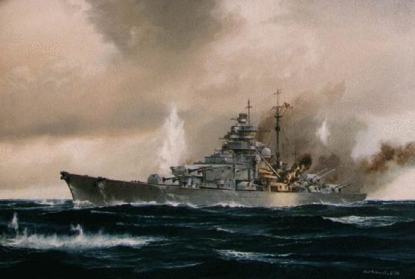 Rahardt Olaf. Линкор «Bismarck» в бою.