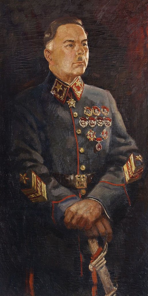 Аладжалов Семен. Портрет Ворошилова.