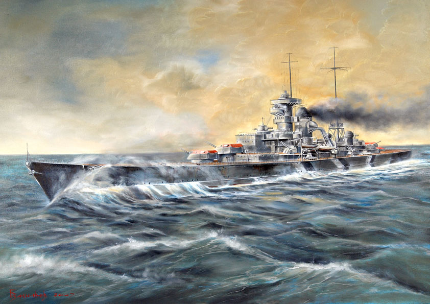 Васильев Глеб. Крейсер «Prinz Eugen». Атлантика 1943 года.