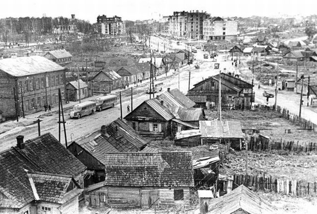 Бараки Минского гетто. 1941 г.