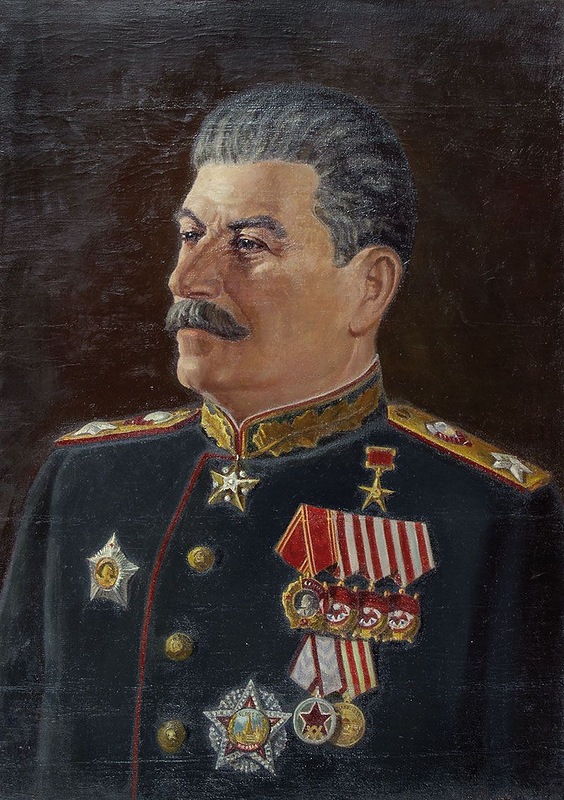 Чеков Леонид. Портрет Сталина.