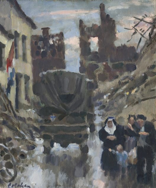 Colin Colahan. Бездомные, Нормандия, 1944.