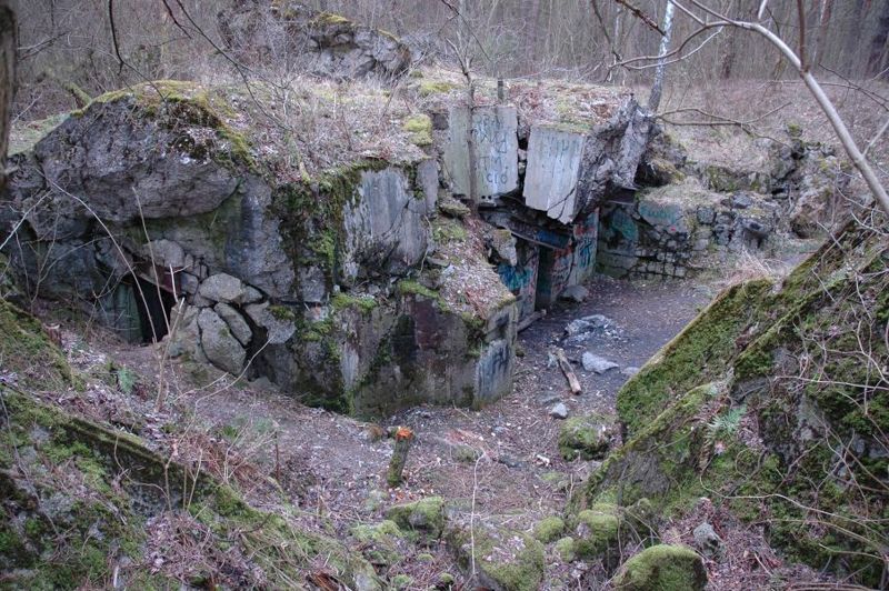 Руины бункера «Panzerwerk 754»