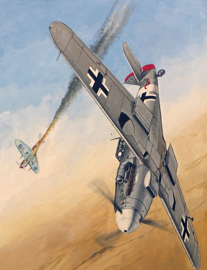 Drendel Lou. Истребитель Bf -109G.