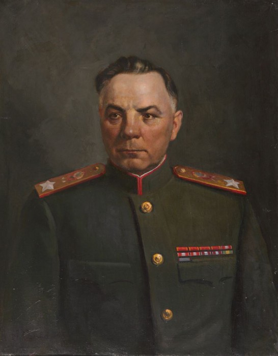 Соловьёв Александр. Портрет маршала К.Е. Ворошилова.