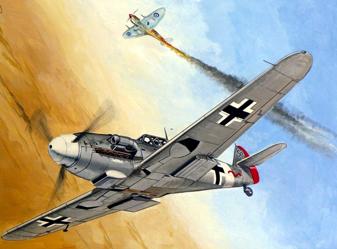 Drendel Lou. Истребитель Bf -109G.