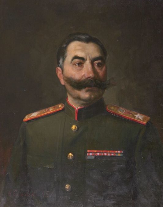 Соловьёв Александр. Портрет маршала С.М. Буденного.