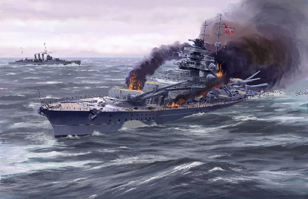 Andrews Dennis. Атака на линкор «Bismarck».