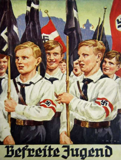 Пропагандистские плакаты Германии.