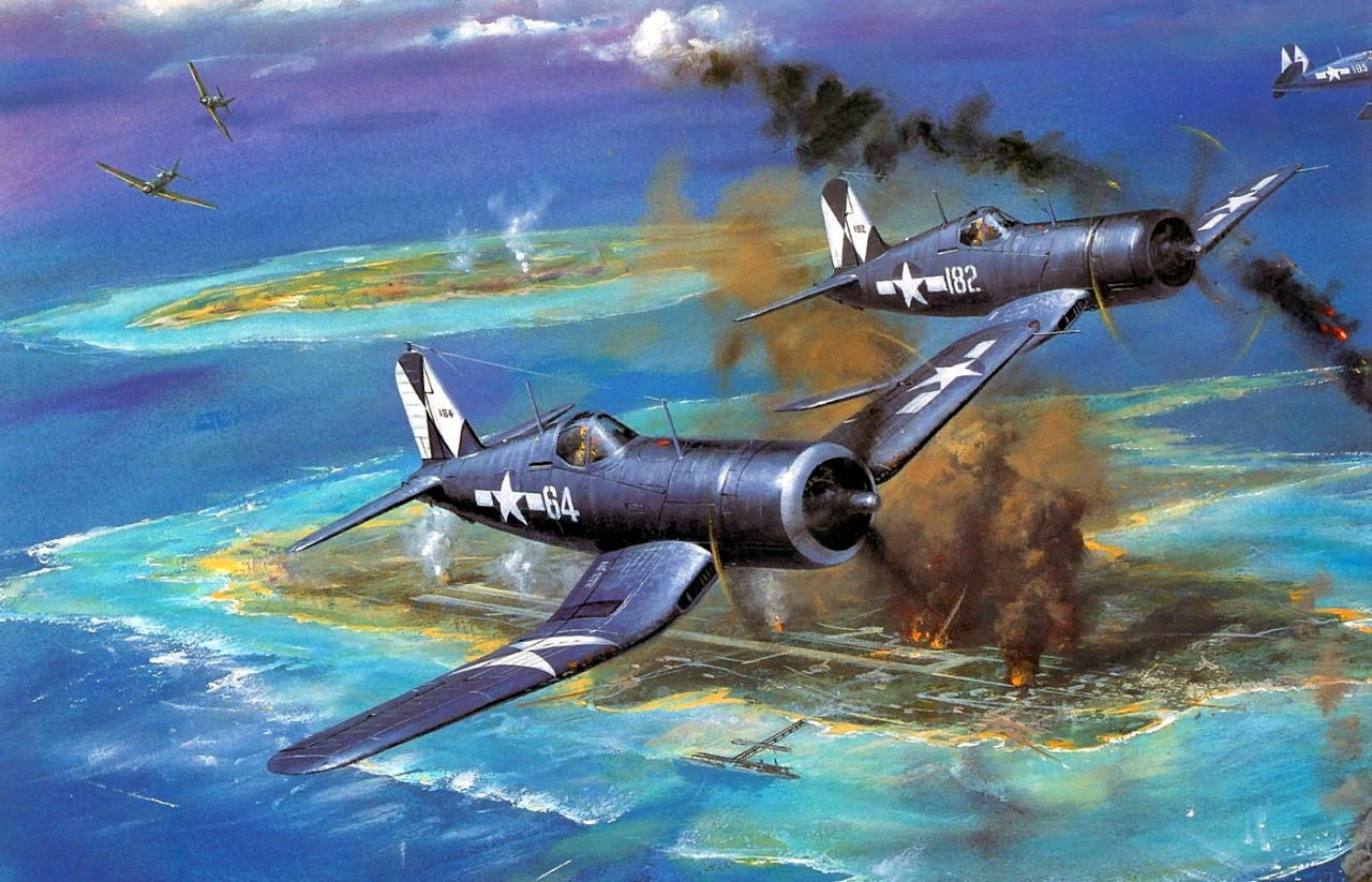 Cross Roy. Истребители F4U-1D «Corsair».