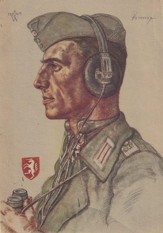Willrich Wolfgang. Лейтенант Hugo Primozic.