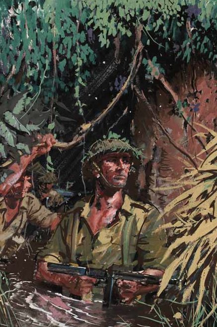 Uptton Clive. Британские солдаты в джунглях.