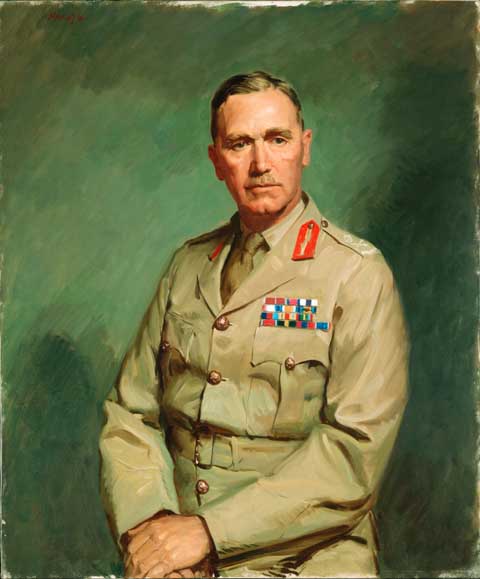 Dargie William. Генерал Edmund Herring.
