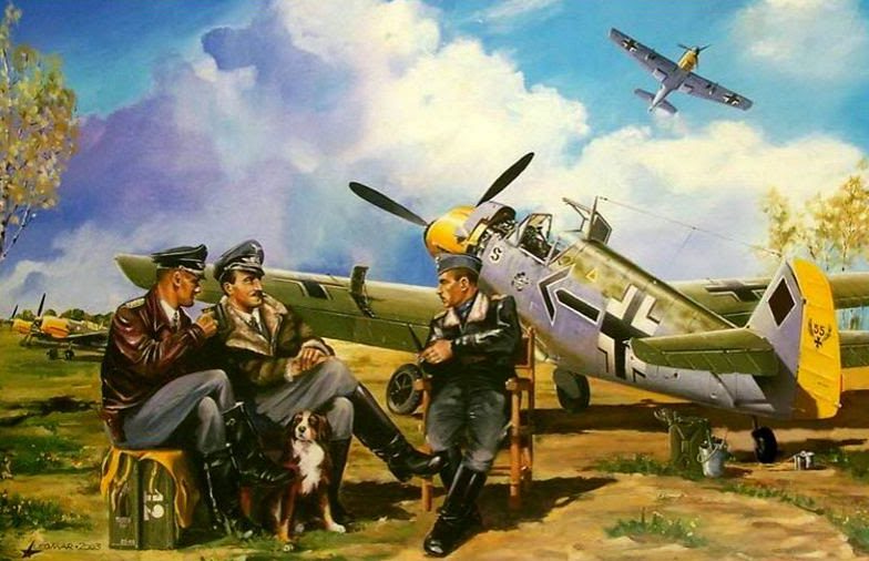 Каушанский Леонид. Истребитель Messerschmitt Bf-109.