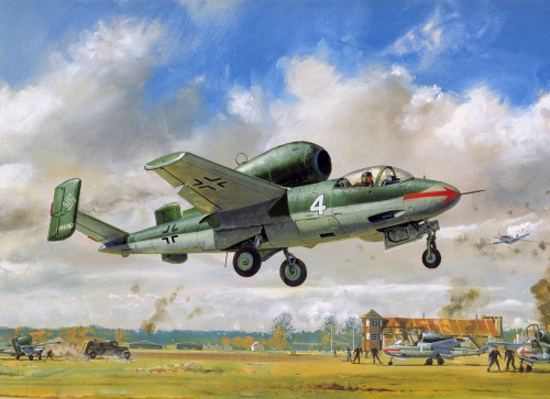 Cross Roy. Реактивный истребитель He-162.