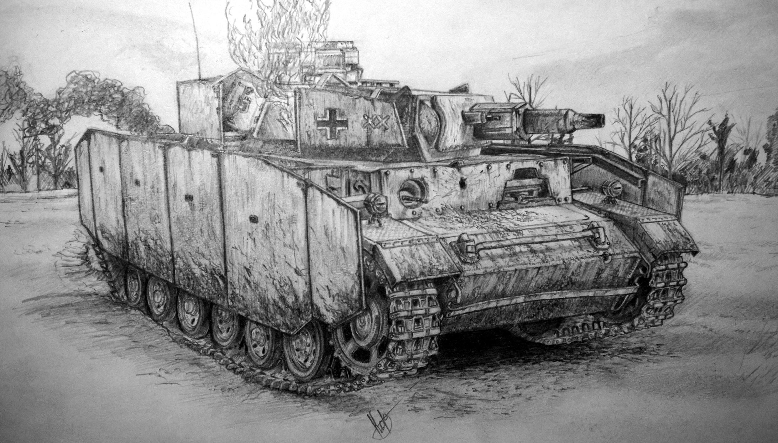 Королев Никита. Танк Panzer III Ausf N.