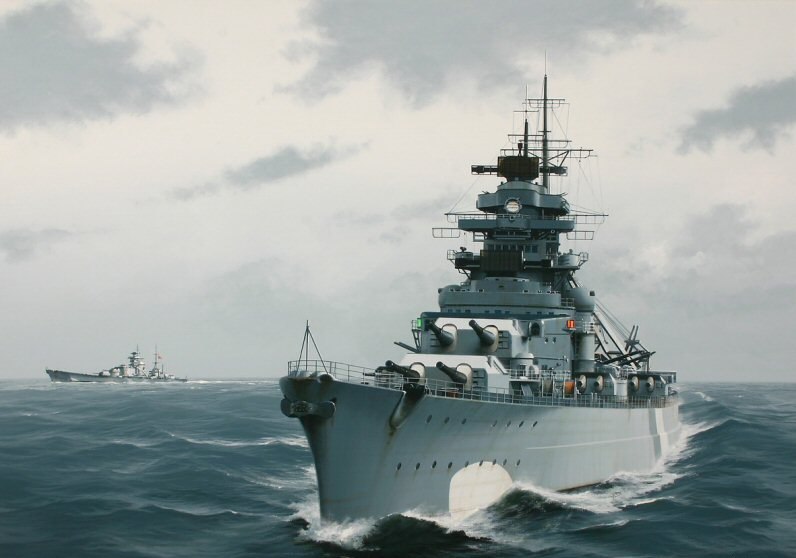 Berryman Ivan. Линкор «Bismarck».
