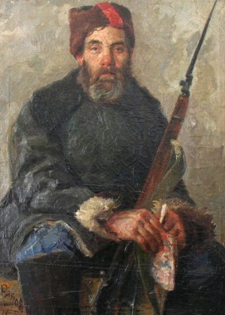 Рябов Николай. Портрет партизана.