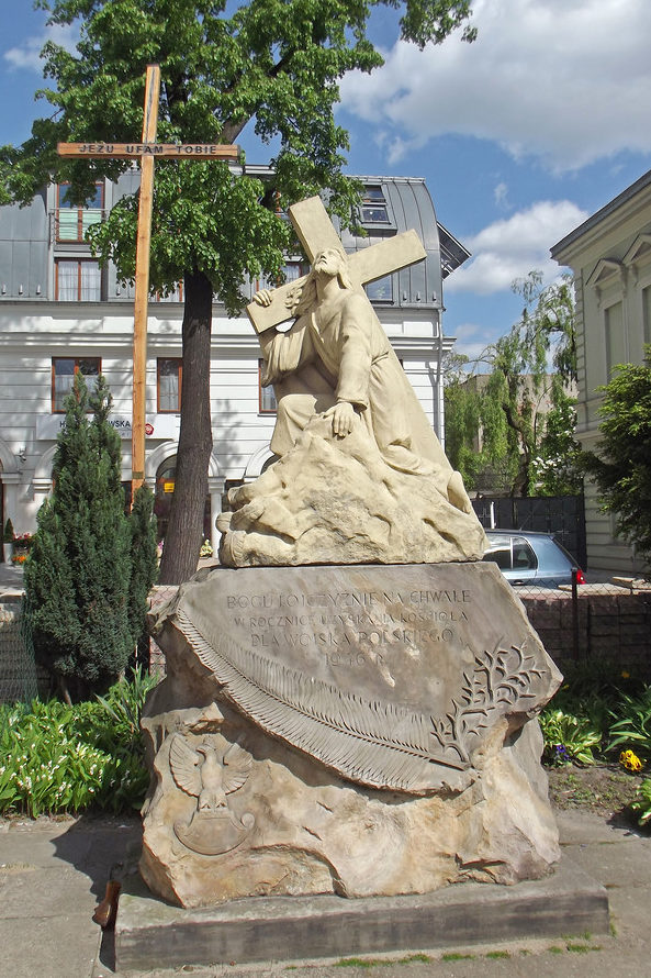 г. Лодзь. Статуя Христа была установлена в 1946 году, в честь Войска Польского.