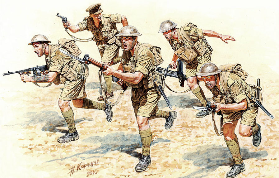 Каращук Андрей. Британская пехота в Северной Африке.