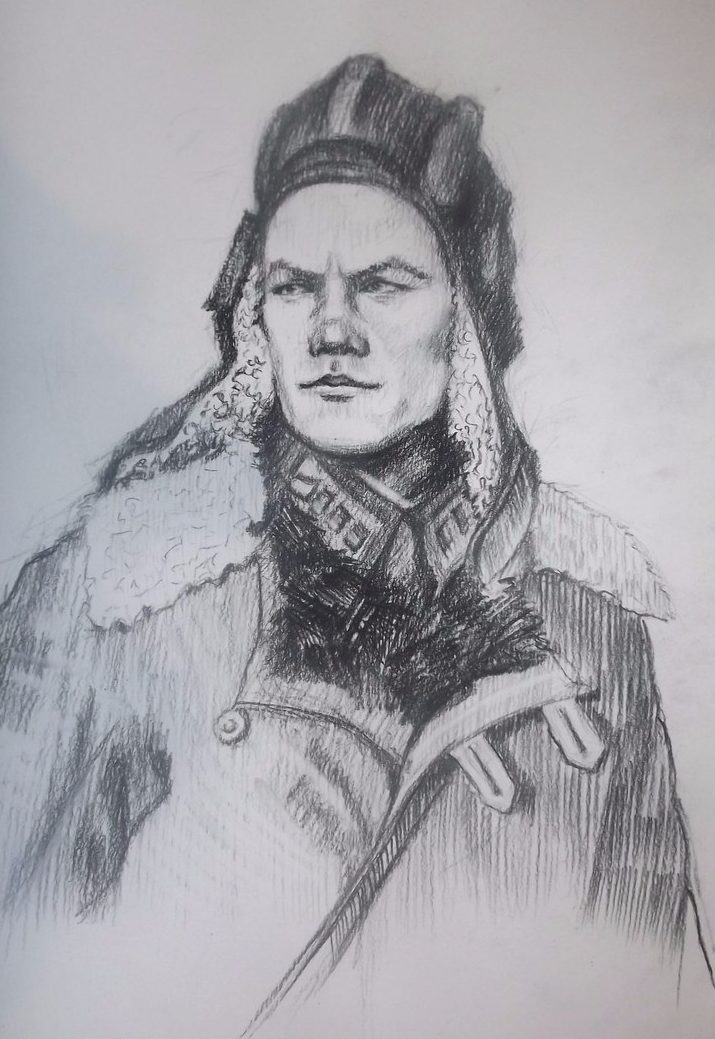 Пахомов Никита. Портрет советского танкиста.
