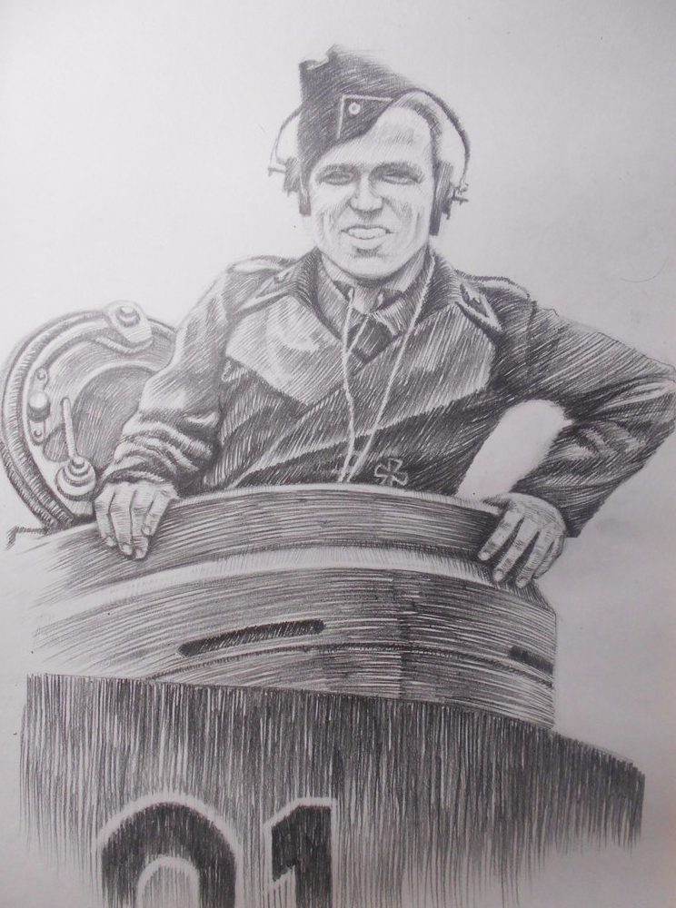 Пахомов Никита. Портрет немецкого танкиста.