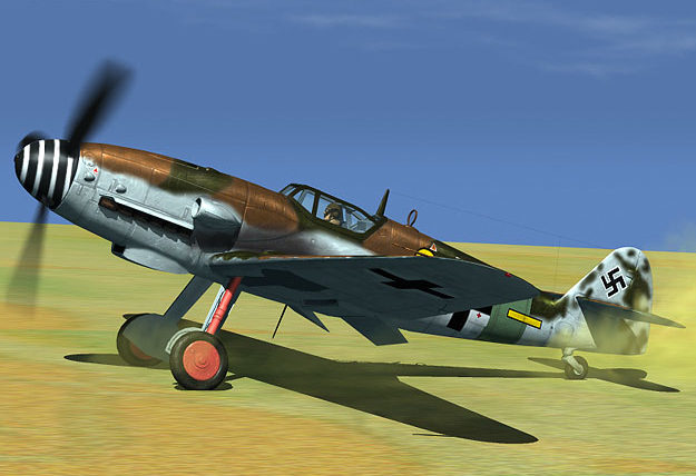 Boucher Jerry. Истребитель Bf 109G-6.