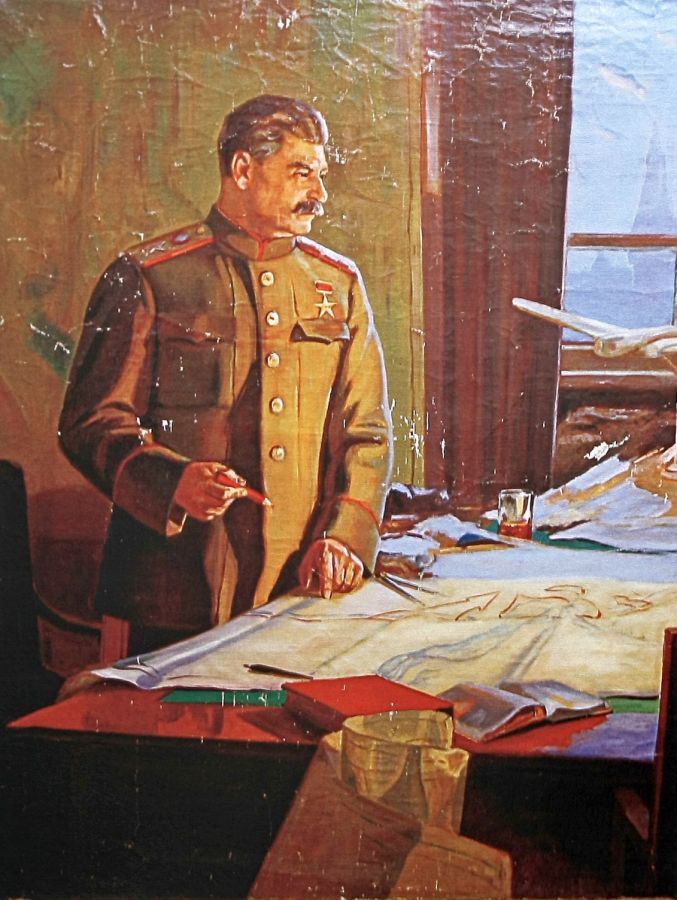 Звиедрис Александр. Сталин у военной карты.