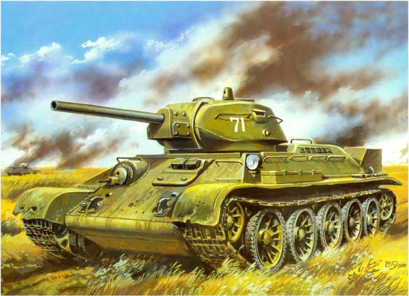 Руденко Валерий. Танк Т-34-76.