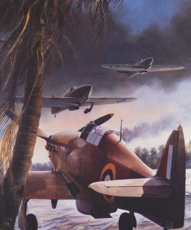 Thompson Charles. Истребитель Hawker Hurricane.