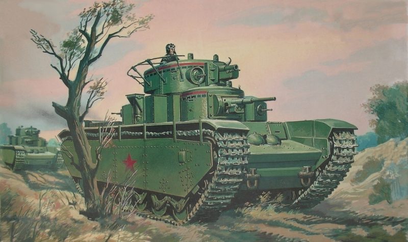 Руденко Валерий. Танк Т-35.