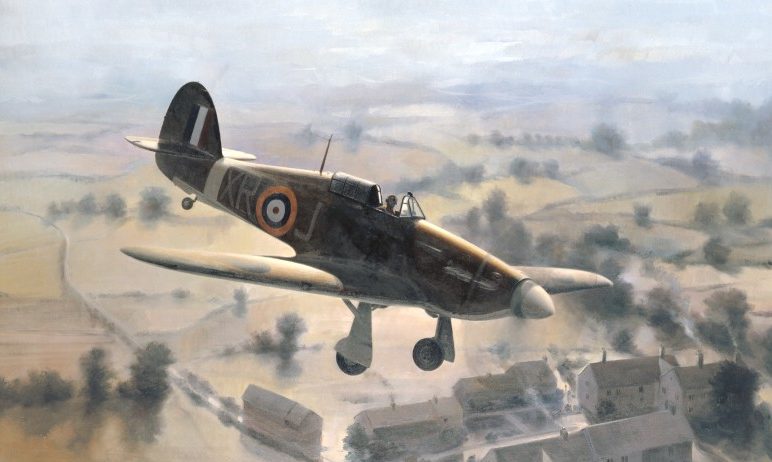 Thompson Charles. Истребитель Hawker Hurricane.