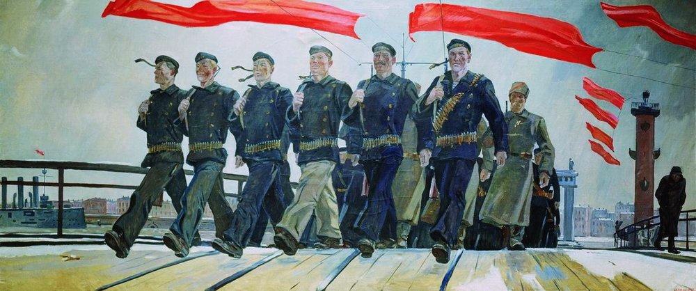 Дейнека Александр. Левый марш. 1941.