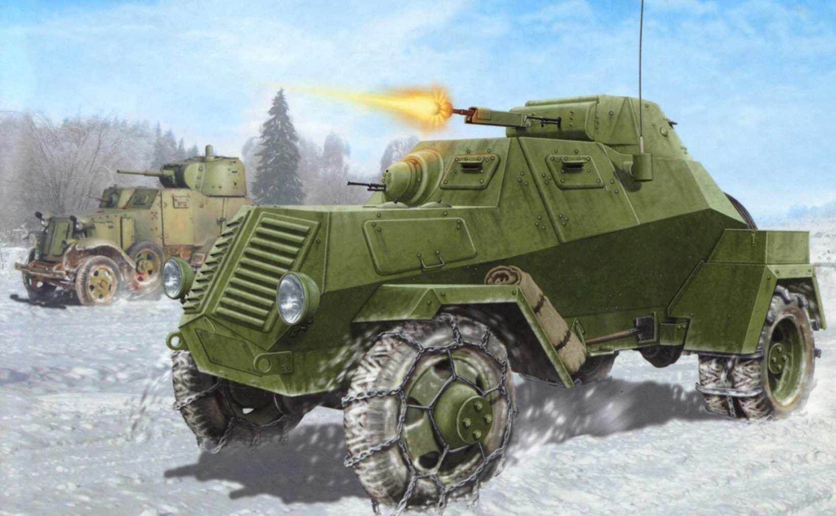 Петелин Валерий. Опытный бронеавтомобиль ГАЗ-ЛБ-62.