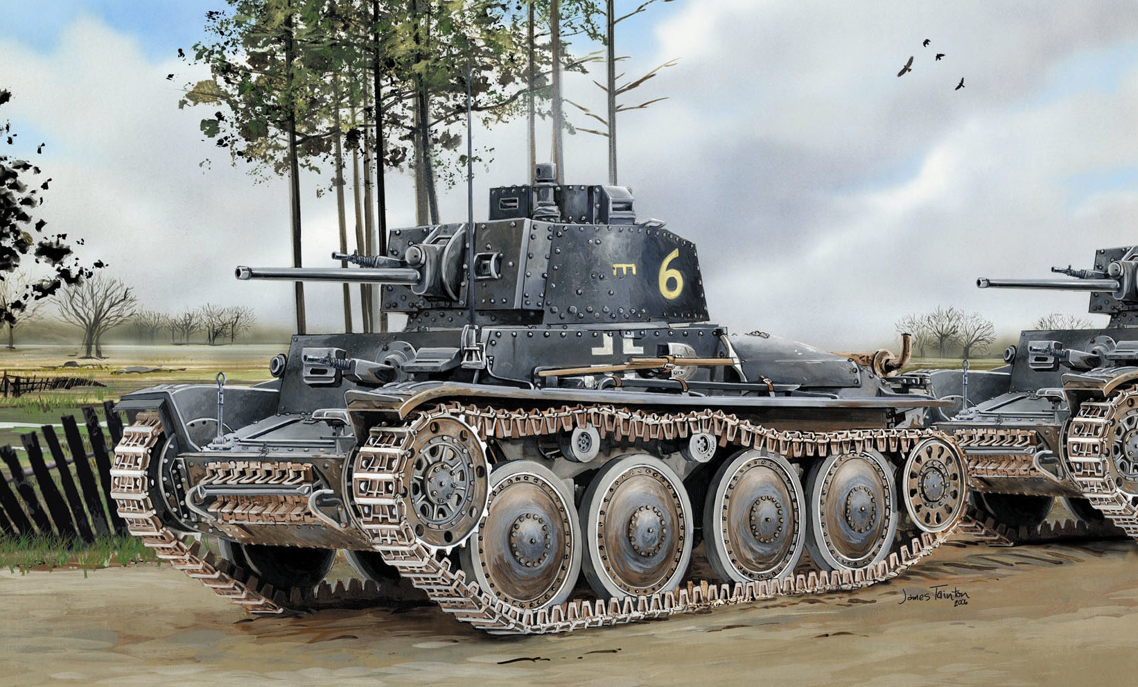 Tainton James. Танк Pz.Kpfw.38(t) Ausf.G.
