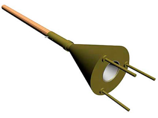 Рисунок противотанковой ударной мины Ni-05.
