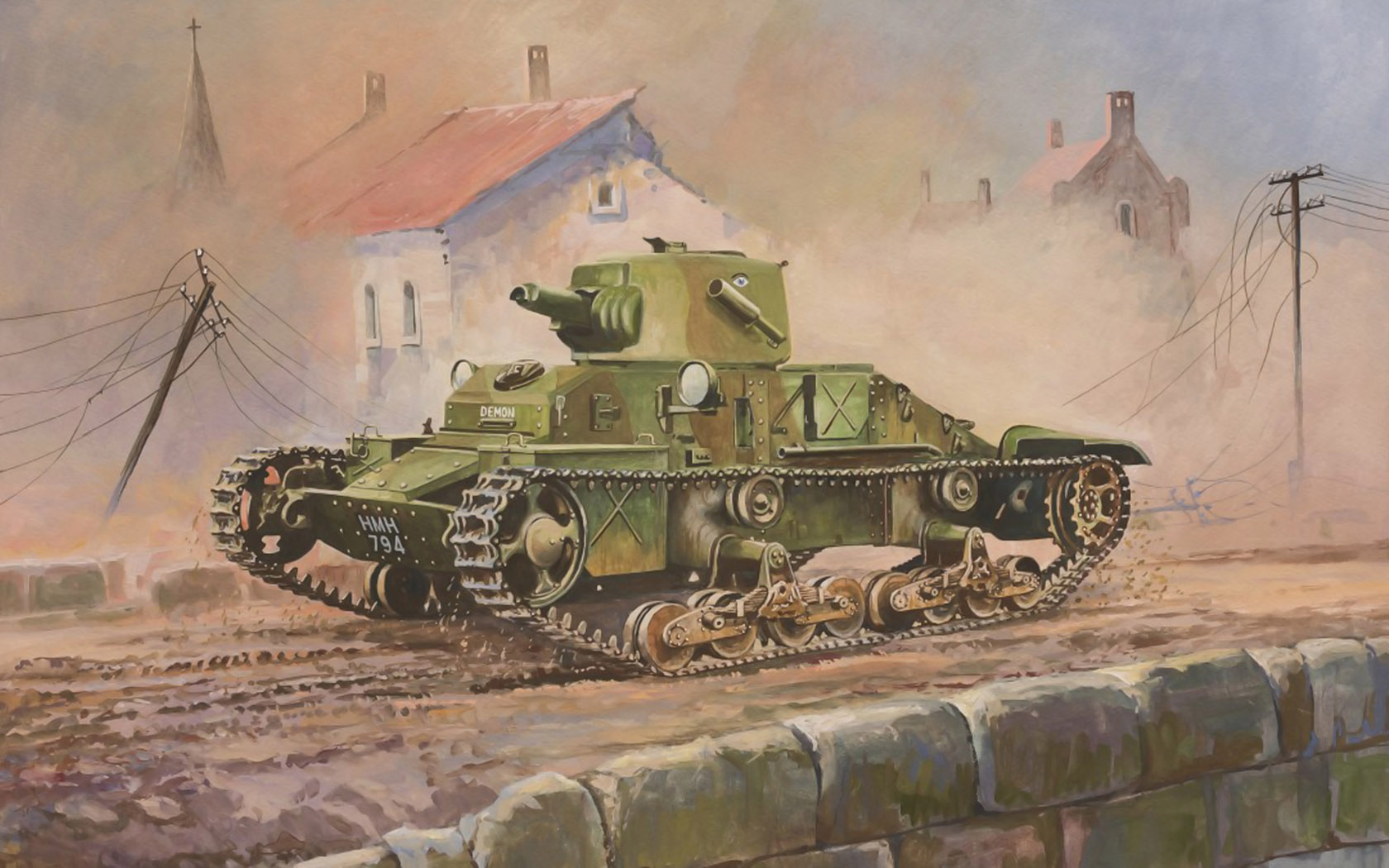 Дудчик Дмитрий. Танк Matilda Mk.I «Demon».