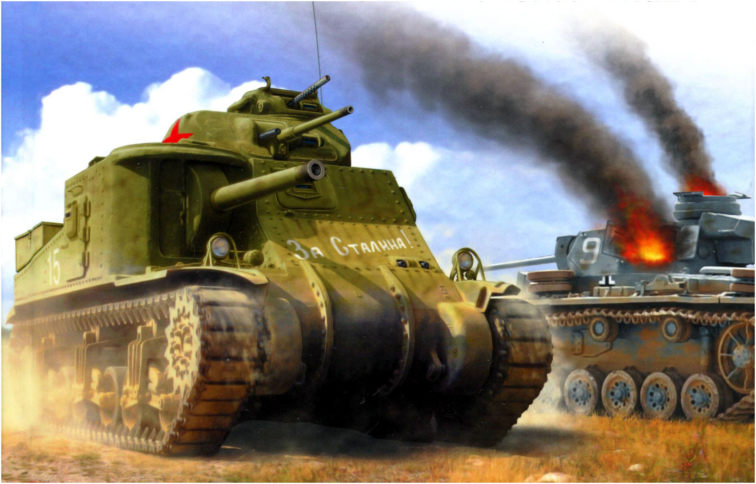 Петелин Валерий. Танк М-3 Lee Mk. I.
