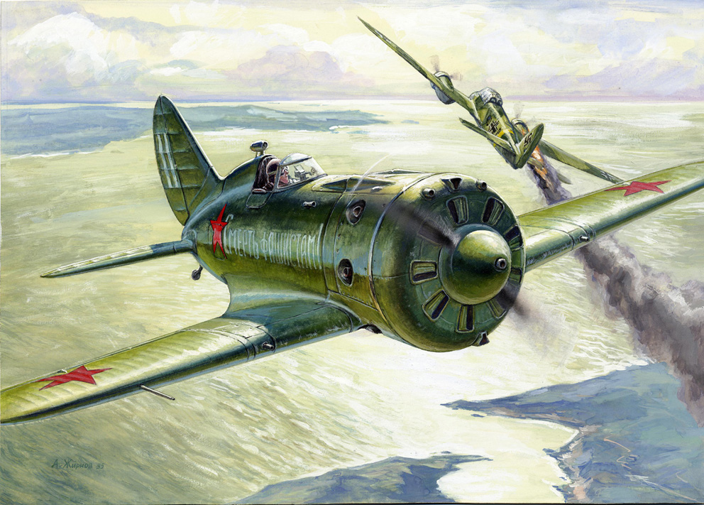 Жирнов Андрей. Истребитель И-16 тип 24 Б.