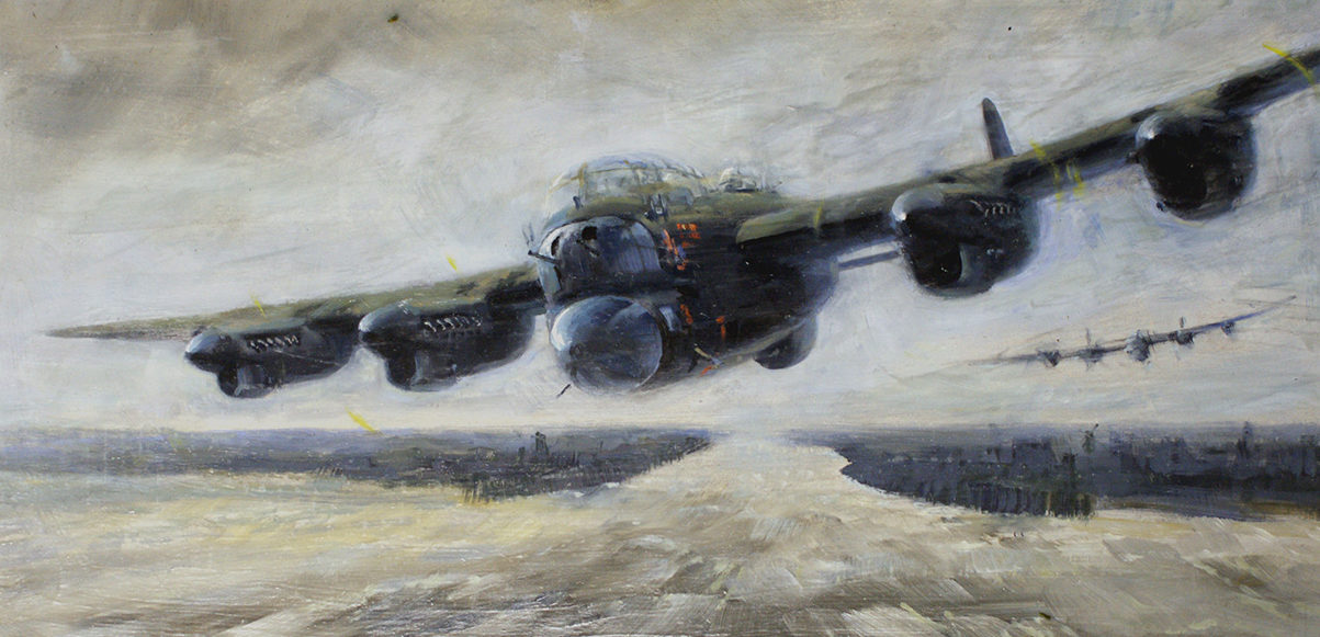 Coton Graham. Бомбардировщик Lancasters.
