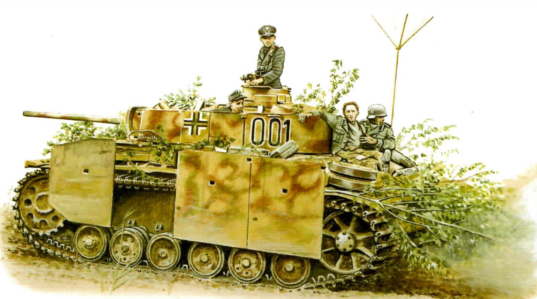 Chappell Mike. Танк Panzerbefehlswagen III Pz.Bef.Wg. III Ausf. M.